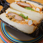森谷商店 - 朝ご飯に 海老カツサンド