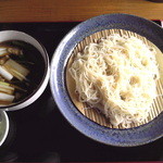 元祖 生そうめん めんめん - 新作メニュー　鶏つけめん　７５０円　決定