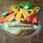 アダンソニア - 本日の前菜2「塩麹のバーニャ・カウダ」。