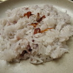 ボージャン - ベジタブルプラオ。バティマス米と日本米、雑穀米の混合。カレーに合う！