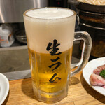 Youniku Sumibiyaki Nikujiruya - 肉汁屋(生ビール)