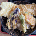 武蔵野うどん のうぼ - ミニ豚天丼