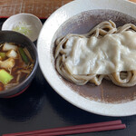 武蔵野うどん のうぼ - ごぼう麺　肉ねぎ汁