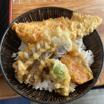 武蔵野うどん のうぼ - ミニささみ天丼