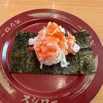 Sushi ro - 国産生サーモン ねぎとろ包み　１８０円　(2023/04)