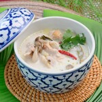 coconut milk based chicken soup