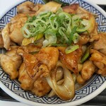 Yoshinoya - 焦がしネギ焼き鳥丼（大盛）¥734