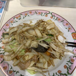 Gyouza No Oushou - 野菜炒め。食べかけでは無い（笑）539円