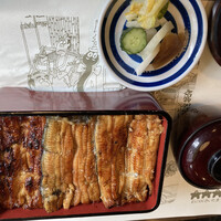 川越 いちのや - 特製 （大）うな重（上に3枚のってます）