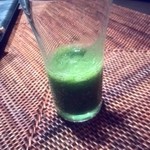 Matasaburo - 最後はお口直しに小松菜の生ジュース