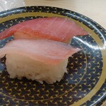 はま寿司 - まぐろ二種盛り(まぐろ・びんちょう)