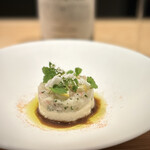 マンサルヴァ - ボタンエビ・白アスパラ・レモン
      トップクラスに好みの冷前菜♪