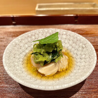 鳥匠 いし井 - むね肉 花わさび醤油漬け