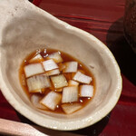 銀座 しのはら - ネギポン酢で