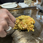 大女将に焼いてもらいます