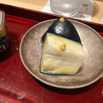 銀座 しのはら - 泉州水なす漬け 美味しい　外注だけど