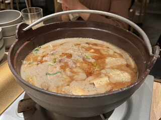 Koku tou - 霧島純粋豚の自然薯とろろ味噌鍋　