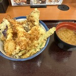 Tendon Tenya - ■オールスター天丼＋なす¥910