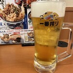 Tendon Tenya - ■生ビール¥490
