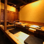 炭火焼とり えんや - 【広々とした掘り炬燵席でご宴会】最大30名様までお楽しみいただけます。