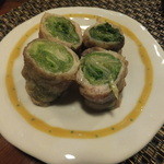 阿うん 博多串焼きの店 - レタス巻き