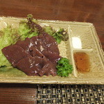 阿うん 博多串焼きの店 - 馬レバー刺