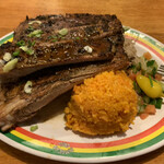 Jamaican Grill - スペアリブBBQソース/レッドライス