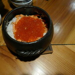 梨門邸 - 鮭いくらの土鍋ご飯
