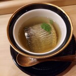 鮨 大門 - 太刀魚の汁物