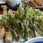 ペンション はなのや - さくさく天ぷら山盛り