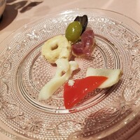La Terrazza SABATINI - 野菜のピクルスとオリーブ