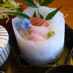 슌사이 코민카 유루리 - みそすき御膳のお刺身