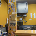 Kyou Ramen Sadakazu - カウンター席4席の店内