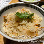 じねんじょ庵 - 桜海老の炊き込みご飯