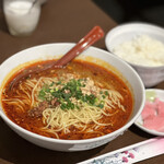 Honkaku Shisen Ryouri Santei - 坦々麺セット890円税込