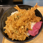 Komoro Soba - えび天祭 えび天+1本サービスの満腹セットの天丼