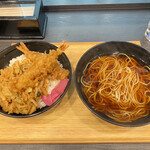 Komoro Soba - えび天祭りの満腹かけセット