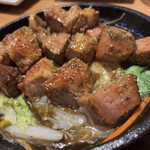 Umisachino Koshitsu Izakaya Hachimaru - サイコロステーキ　1280円