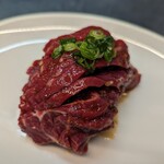 肉と鍋 さとり - ハラミステーキ