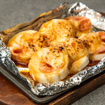 Grilled Japanese yam with mentaiko cheese