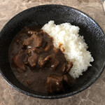 焼肉萬福 - （ランチ）どっさりお肉のビーフカレーセット750円