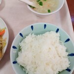 中華大千居 - ご飯、スープ