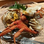 鮨なかもと - もくずがにアテ