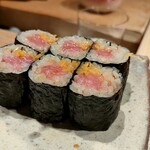 鮨なかもと - トロタク巻き
