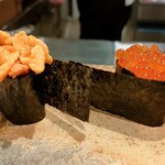 鮨なかもと - 雲丹といくら