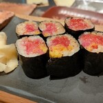 鮨なかもと - トロタク巻き