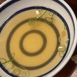 江戸堀 木田 讃岐うどん - 〆の温かいお出汁