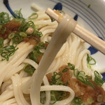 江戸堀 木田 讃岐うどん - うどん(持ち上げ)