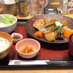 Ootoya - すけそう鱈と野菜の黒酢あん定食 鱈増量