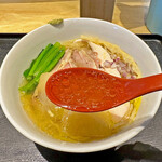 超純水採麺 天国屋 - 香ばしくてしっかりとした出汁が効いたコクの有るスープ